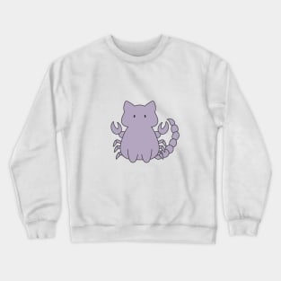 Scorpio Cat Zodiac Sign Crewneck Sweatshirt